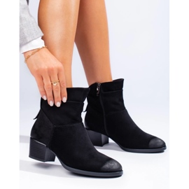 W. Potocki Bottes à enfiler pour femmes Potocki noir le noir 3