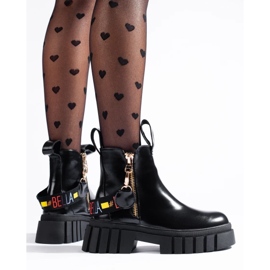 Bottes de travail noires 2