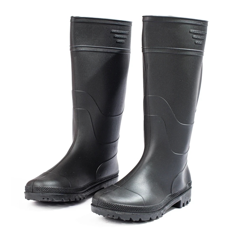 Galoches pour hommes à tige haute noir 2