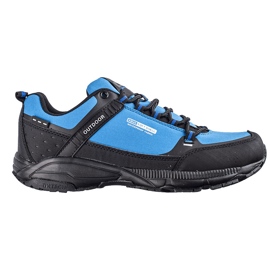 Chaussures trekking homme bleu DK noir 1