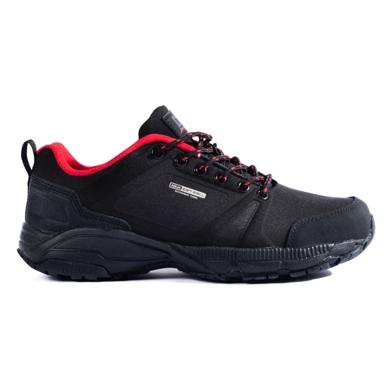 Chaussures de trekking femme DK, noir et rouge le noir 2