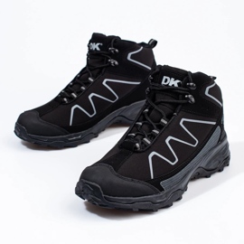 Chaussures de trekking hautes à lacets pour hommes DK le noir 2