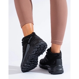 Chaussures de randonnée sportives pour femmes avec une tige haute DK noir 2