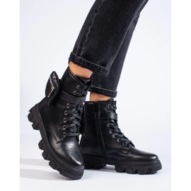 Baggies pour femmes avec un sac à main noir 2