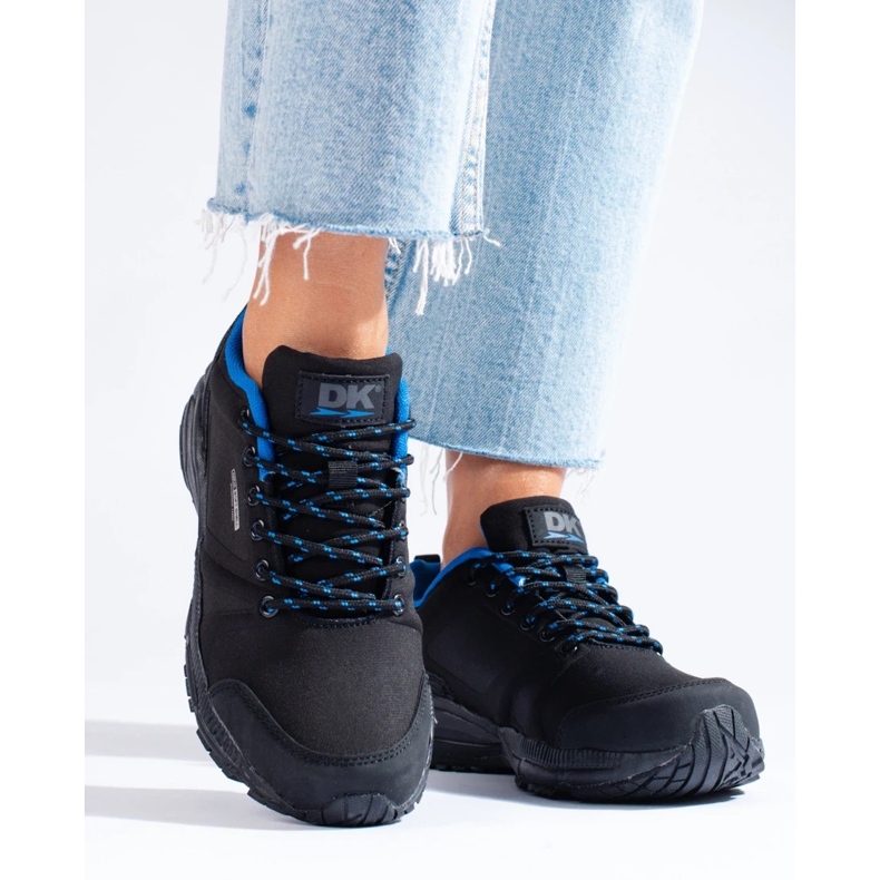 Chaussures de trekking femme DK noir et bleu le noir 2