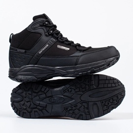 Chaussures de trekking à lacets DK pour hommes avec une tige haute noir 2