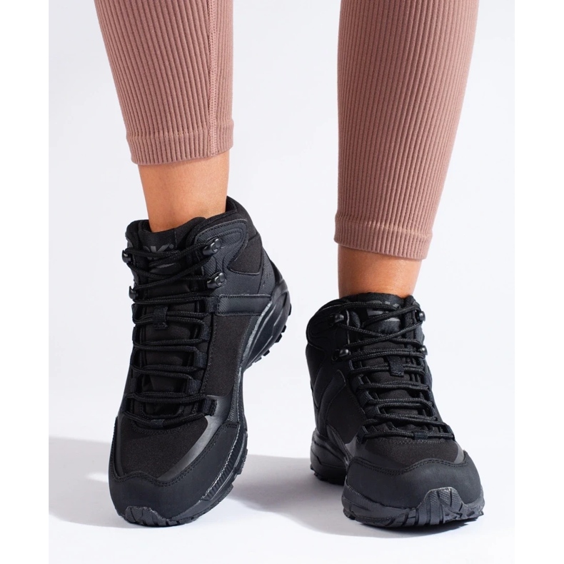 Chaussures de trekking femme à tige haute DK noir 2