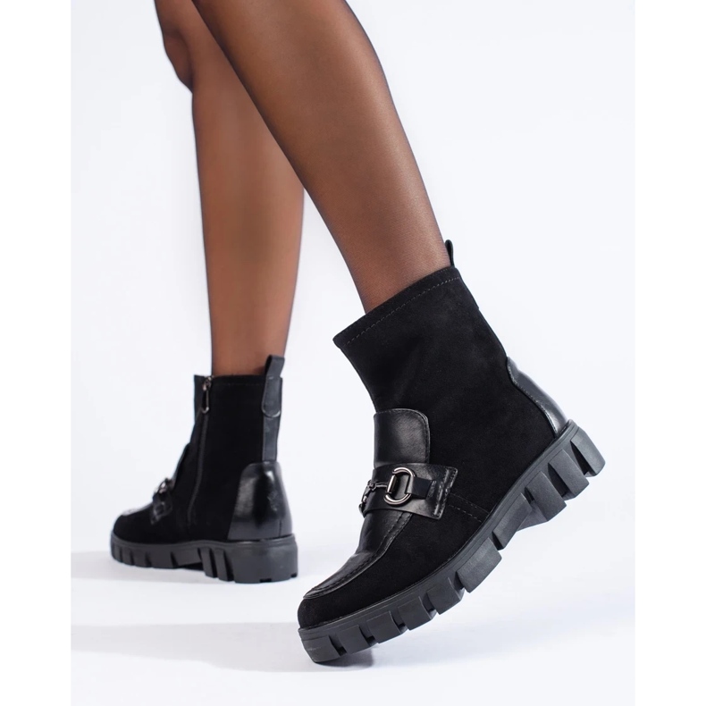 Bottines femme Vinceza noires le noir 1