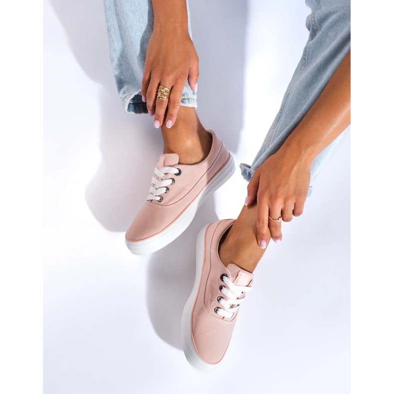 Baskets Big Star KK274020 pour femmes rose 1