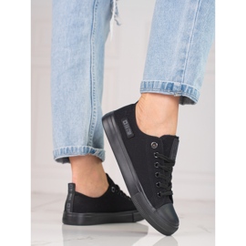 Baskets Big Star pour femme KK274009 noir 2