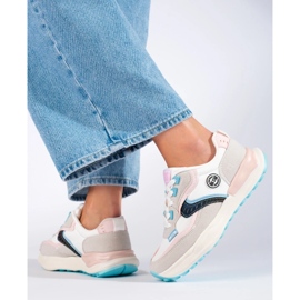 Baskets Big Star pour femme KK274097 beige 1