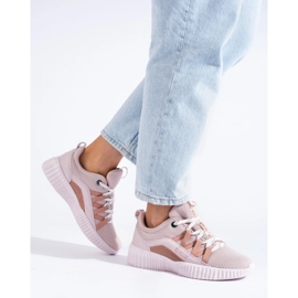 Baskets femme Big Star KK274058 rose 2