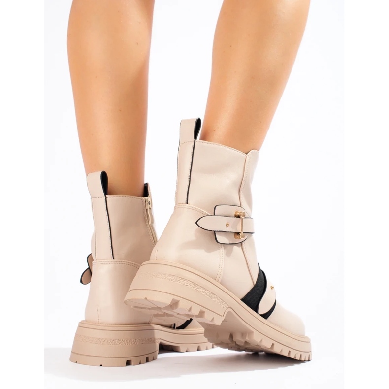 Baggies femme beiges avec protecteur 1 Baggies femme beiges avec protecteur 1