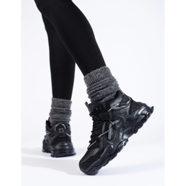 Baskets Big Star pour femme KK274387 le noir 1
