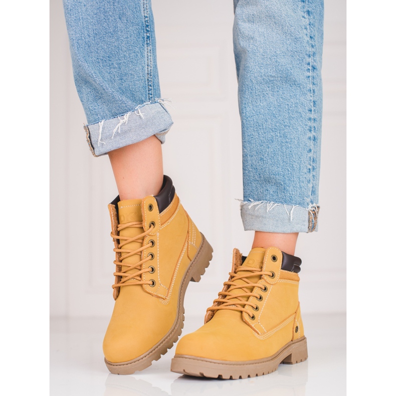 Bottes de randonnée en cuir pour femme DK brun 2 Bottes de randonnée en cuir pour femme DK brun 2