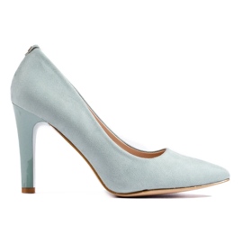 Escarpins à talons hauts femme gris 1