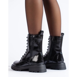 J. Star Shelovet ouvrières pour femmes avec fermeture éclair décorative noir 1