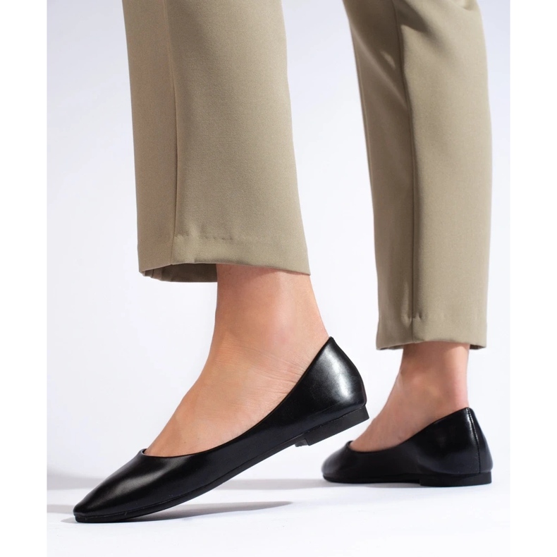 Ballerines classiques noires pour femmes le noir 1