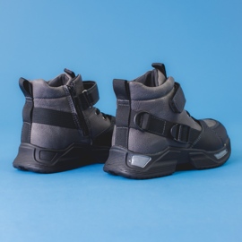 Boots garçon grises 1