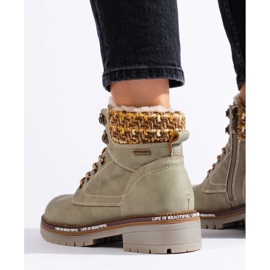 Bottes femme grises 1