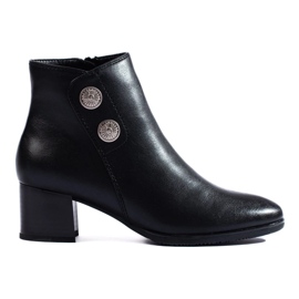Bottes pour femmes classiques sur un poteau shelovet le noir 2