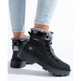 Bottes de randonnée femme Shelovet noires 1