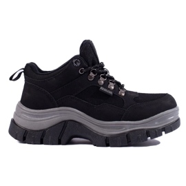 Baskets femme Big Star KK274364B sur semelle épaisse le noir 2