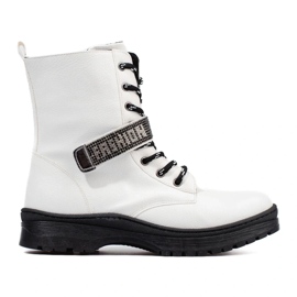 W. Potocki Bottes fille Potocki avec cristaux blanc 1