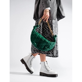 Bottes à lacets blanches pour femmes Big Star KK274536 2