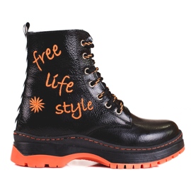 W. Potocki Bottes noires pour filles de Potocki le noir 1