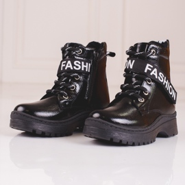 W. Potocki Bottines fille Potocki fashion noir 2