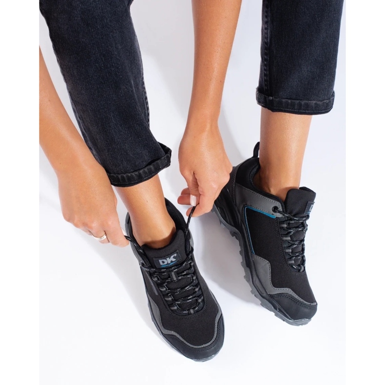 Chaussures de trekking femme DK Waterproof grises noir 2