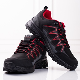 Chaussures trekking homme DK noir et rouge 2