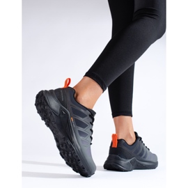 Chaussures trekking femme DK Softshell grises le noir 1