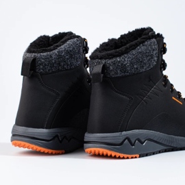 Chaussures de trekking hautes et chaudes pour hommes Dk le noir 2 Chaussures de trekking hautes et chaudes pour hommes Dk le noir 2