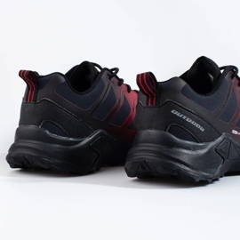 Chaussures de trekking homme DK Softshell rouges le noir 2 Chaussures de trekking homme DK Softshell rouges le noir 2
