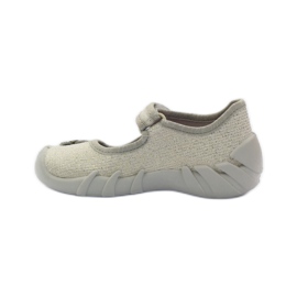 Befado chaussures pour enfants ballerines chaussons 109p163 brun gris jaune 2 Befado chaussures pour enfants ballerines chaussons 109p163 brun gris jaune 2
