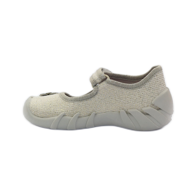 Befado chaussures pour enfants ballerines chaussons 109p163 brun gris jaune 2 Befado chaussures pour enfants ballerines chaussons 109p163 brun gris jaune 2