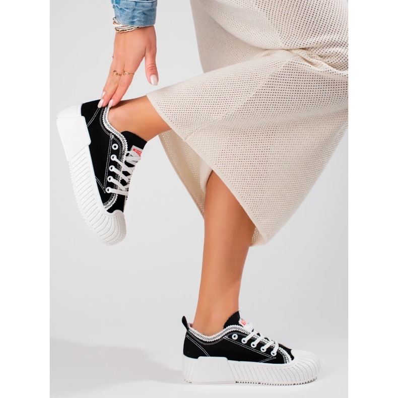 Seastar Baskets basses femme noires le noir 2