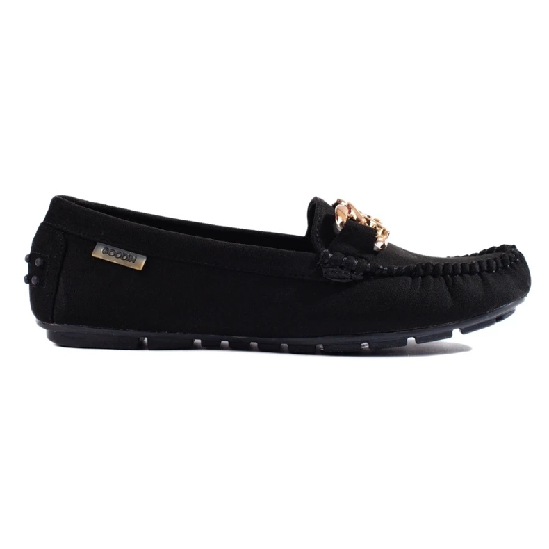 Mocassins classiques pour femmes Shelovet noir 1