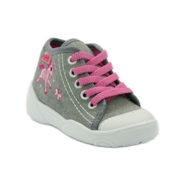 Chaussons sur baskets Befado 218P048 konik rose gris 1 Chaussons sur baskets Befado 218P048 konik rose gris 1