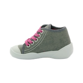 Chaussons sur baskets Befado 218P048 konik rose gris 2 Chaussons sur baskets Befado 218P048 konik rose gris 2