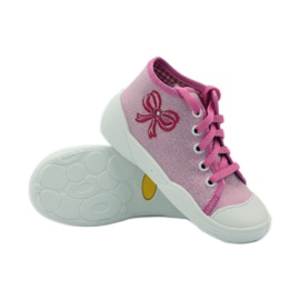 Chaussures, baskets, pantoufles pour enfants Befado 218p047 rose 3