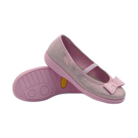 Chaussons nœud rose Befado 346x033 3