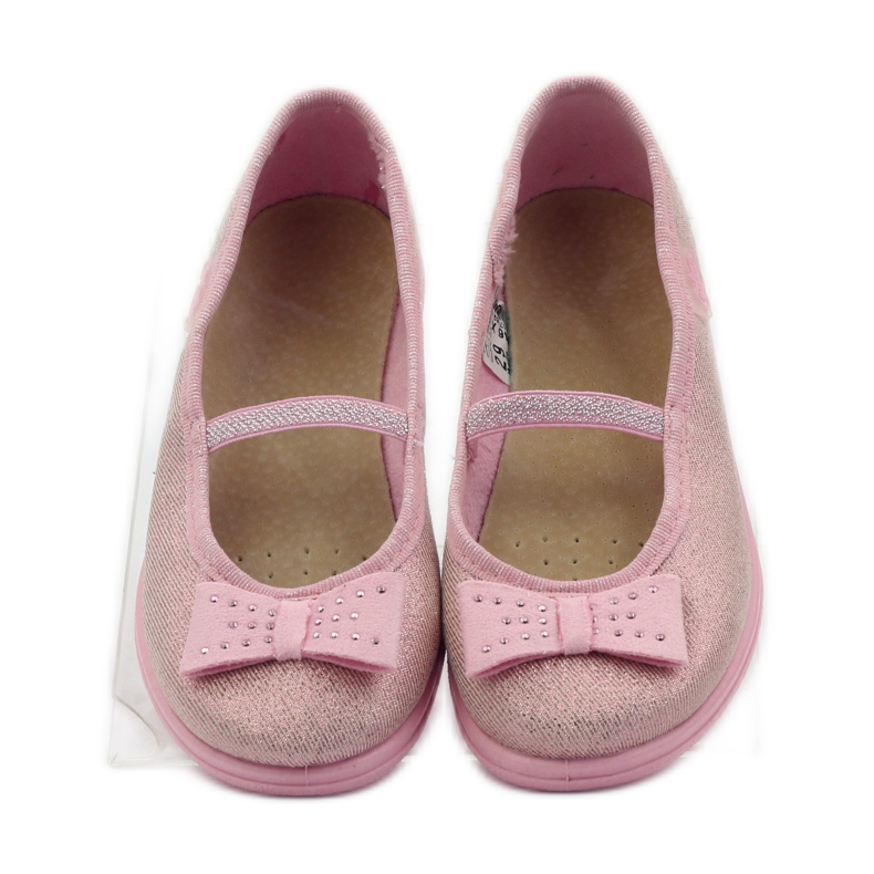 Chaussons nœud rose Befado 346x033 4
