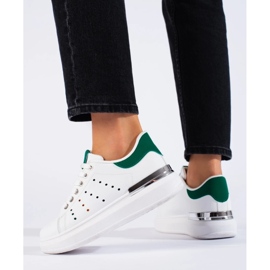 Baskets blanches à semelles épaisses Shelovet 2