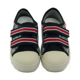 Chaussons Sneakers Graffiti Navets Befado 430x rouge gris le noir blanche 4