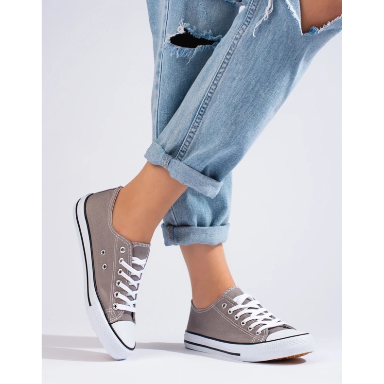 Baskets Shelovet grises classiques 1