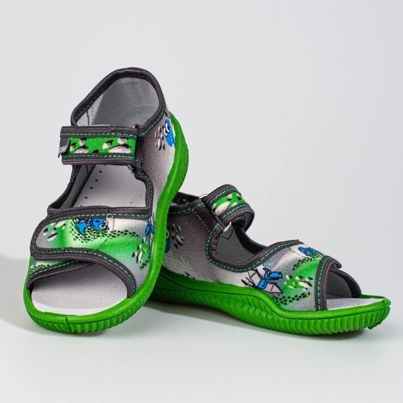 Chaussons Viggami pour garçon vert 1 Chaussons Viggami pour garçon vert 1