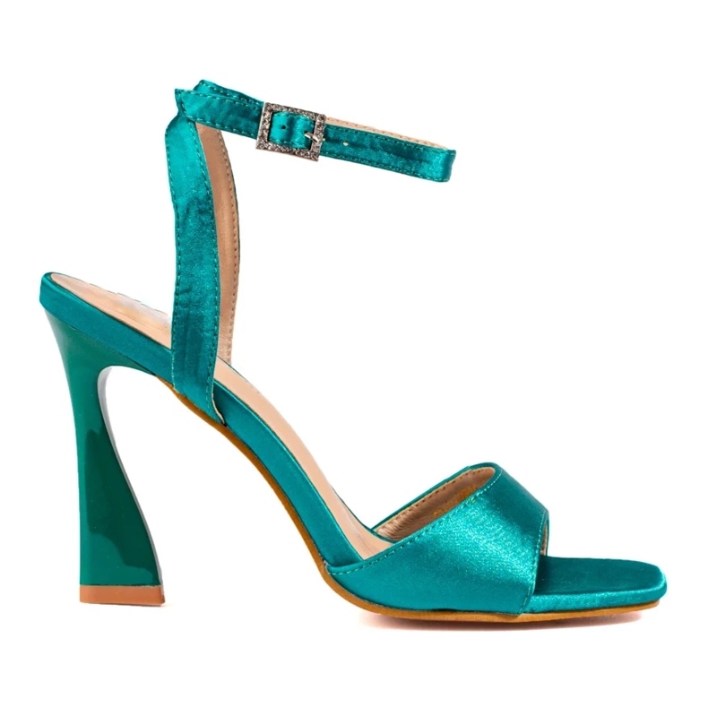 W. Potocki Sandales à talons femme Potocki vert 2